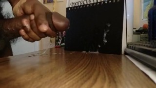 Big Cumshot solo Handjob
