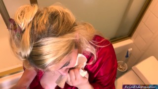 Stepmom helps stepson cum - Erin Electra