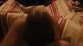 Jerk off at parents house while they're in the other room