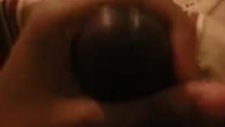 Jerk off at parents house while they're in the other room