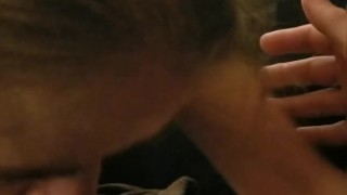 Long and Delicious Blowjob while watching TV