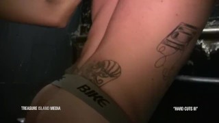 Hung dom breeds fuck slut bottom in basement