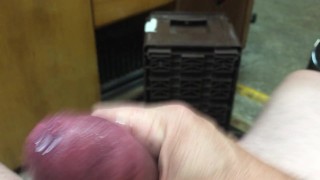 THICK PUMPED COCK JERKING WITH LOTS OF PRE CUM