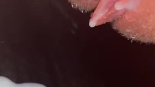 Dripping loads of husbands and others loads cum so hard after being full