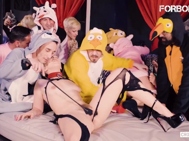 ForBondage - Kinky Spanish Teen Fucked Hard At Her First BDSM Animal Party