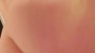 Nerdy Girl Feels Herself Up. Tiny Tits and Jiggly Ass