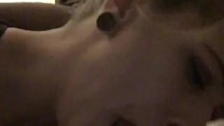 Teen GF sucks AWSOME cock