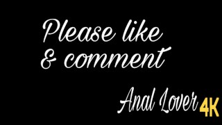 CUM IN MY ASS, BUT NOT TOO FAST I WANT A ORGASM - Anal lover 4K