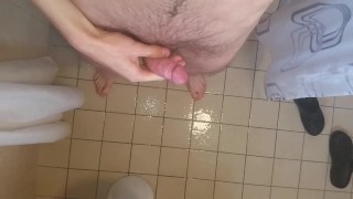 Very skinny teen strips down and shows off his body and trys to self fuck