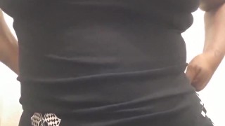 Lil pussy peaking out