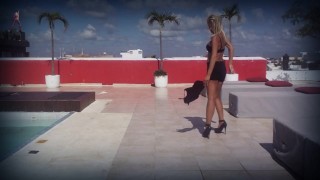 Rooftop Stripping On 5th Avenue (Stripper MX)