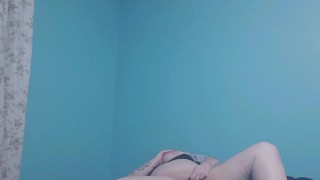 Big and Busty girl masturbates with bullet vibrator 