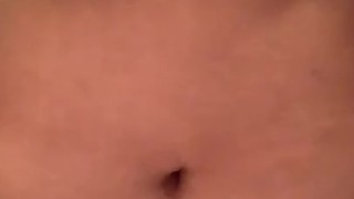 fat girl has fun with dildo 