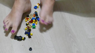 footfetish trambling lego people