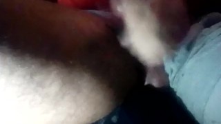 Amputee Busts His Load Up Close 
