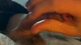 Handjob with oil