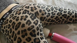 good girl cums hard from being spanked || loud, intense, trembling orgasm