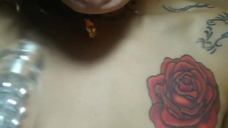 My first video of fucking vibrator and and anal play