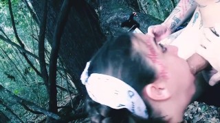 Hot cutie sloppy deepthroat Facefuck cum in throat