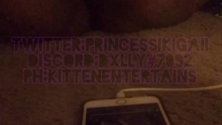 Rubbing my clit while watching my own videos