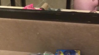 Chastity Teen Spanks Ass - Locked and Plugged