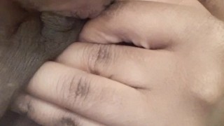 Sucking big ebony nipples
