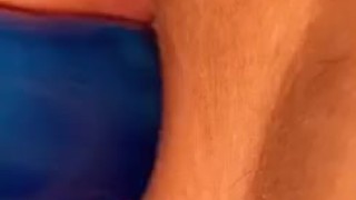 Teen dildo in her tight pussy 