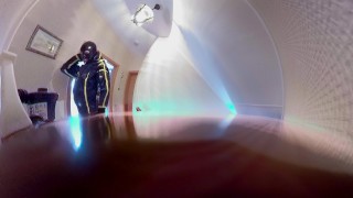 try Rubbersfinest Mask with Mouthfeature with MD-Latex Cyborg Suit