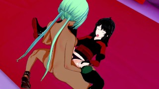 RWBY - Futanari Emerald Fucks Raven 3D Hentai