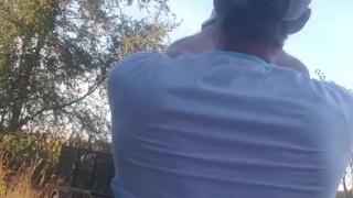 Me shaking my ass bare