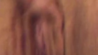 Sexy mom plays with her pussy