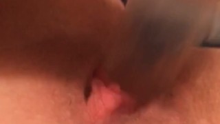 Teen plays with pussy and cums hard