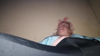 Intense orgasm. Outdoor quickie. Almost caught