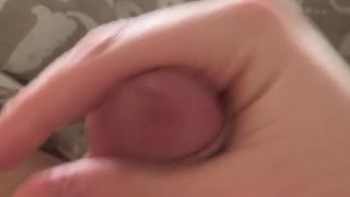 Hairy dick jerking off