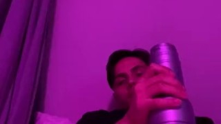 Playing with my fleshlight