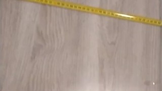 Strong cumshot 1 meter 
