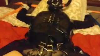Latex Gas Mask Bondage Domination