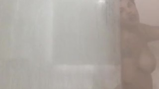Sexy Lil Red Girl Plays With Herself Wet Hot Shower