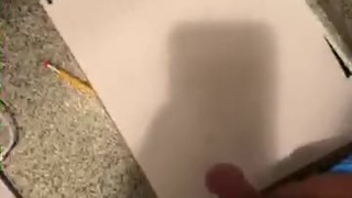 Releasing a nice load!