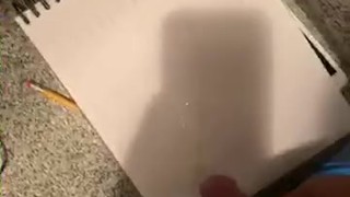 Releasing a nice load!