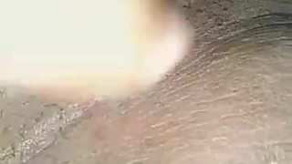 Fingering my fat pussy after a fresh creampie