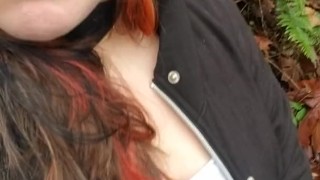 White Bra in the Rain 