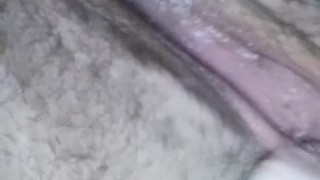 Close up wet pussy