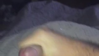 Quick cum on hairy body 
