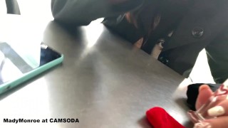 Public Tease lover-Wants to buy water, Ends up masturbating in Bathroom