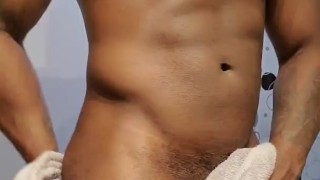Out of the shower 