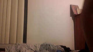Jacking Off & Cumming On My Bed in My Tighty-Whities