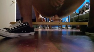 Black Bottom, White Dildo pt. 1