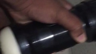 Fucking my straight friends toy. 