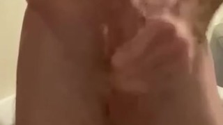 Bath time wank and cumshot - homemade masturbation - PART 3